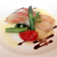 魚料理。金目鯛。