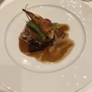 子牛の肉料理