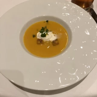 カボチャのスープ