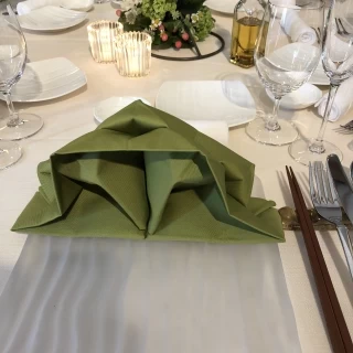 森をイメージしたナプキン
