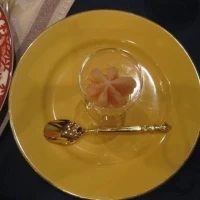 お口直しのシャーベット