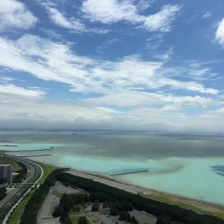 チャペルから見える海ががキレイ！