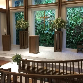緑で囲まれていて雰囲気良いです。