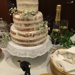 ネイキッドのケーキもご準備いただけます
