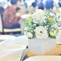 ゲストテーブル装花コーディネート