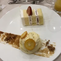 ボリュームのあるデザートでした