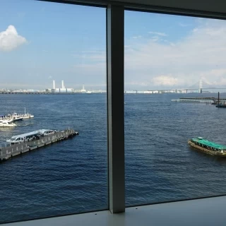 窓からの景色…晴れていて良かったです。