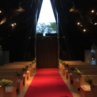 写真映えする会場です