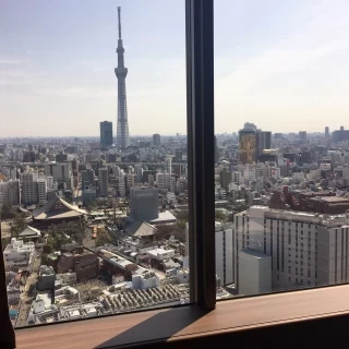 スカイツリーが見える披露宴会場