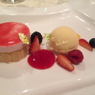 試食コースのデザート