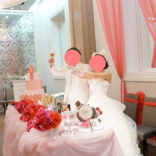 明るい披露宴会場
挨拶の後、乾杯酒でスタートします