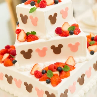 ケーキにもミッキーを♪