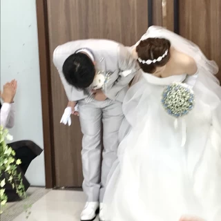 新郎新婦退場