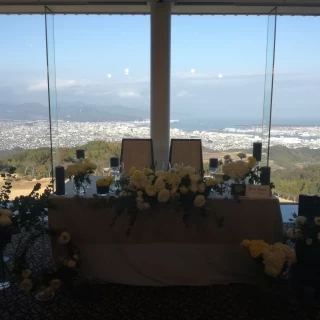 景色が良い披露宴会場