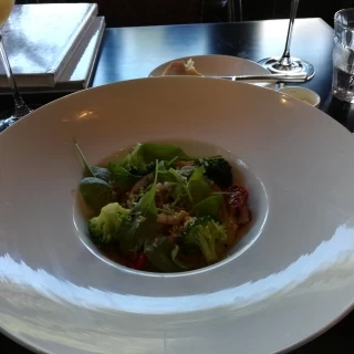 試食のパスタ
