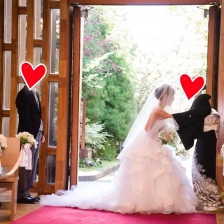 ベールダウン 外の緑が綺麗でした♡