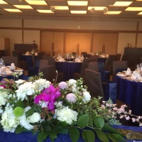 新郎新婦から見た披露宴会場です。