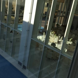チャペルからの会場