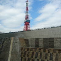 ロビーからも東京タワーが見えます