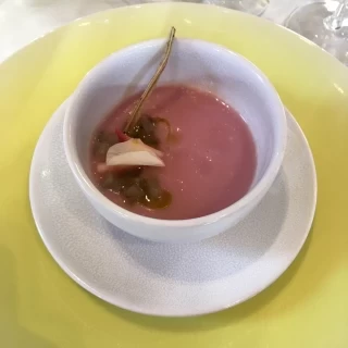 コースに出てくるスープ