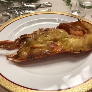 オマールエビの焼き物