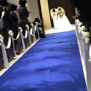 新郎新婦退場