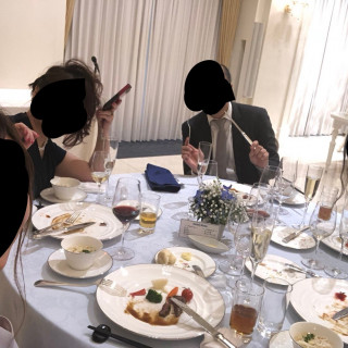 座席ではこんな感じ。