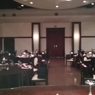 もうひとつの披露宴会場で、こちらはプロジェクションマッピング