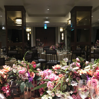 中披露宴会場