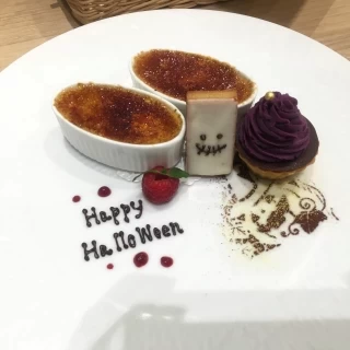 試食でいただいたデザート