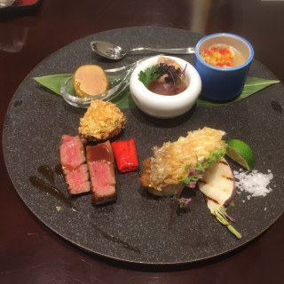 試食のお料理ワンプレート