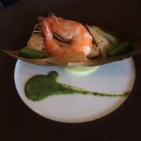 メインのお魚料理