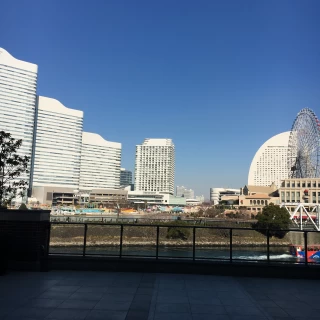 チャペル外側のテラス
