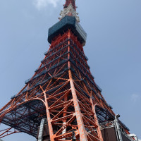 式場の外からは東京タワーが一望できます。