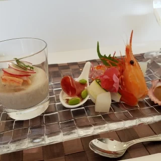 前菜。とても美味しかったです！