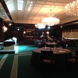落ち着いた会場です。