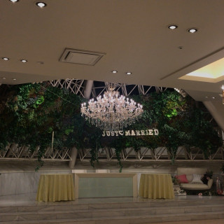 緑いっぱいの披露宴会場