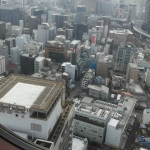 披露宴会場からの眺め|490099さんの梅田スカイビル ブライダル Sanguの写真(567419)