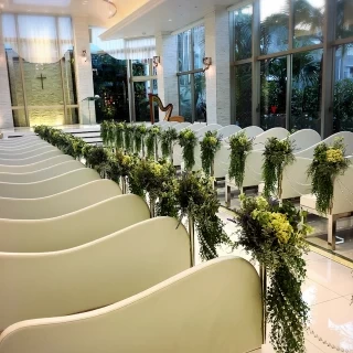 造花の挙式会場