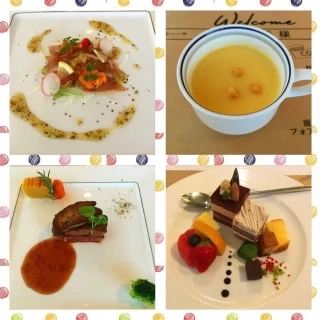 試食料理。とてもおいしいです。
