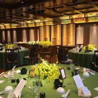 2F桜島
緑のテーブルクロスが映えます
