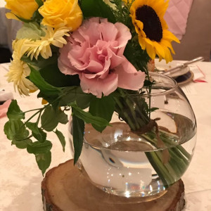 テーブルの花|490484さんのホテル京セラの写真(1679974)