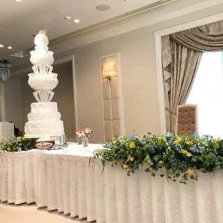 ケーキがとても立派でした