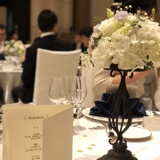 落ち着いた雰囲気の会場