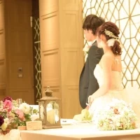 ゲストの祝辞中のメインテーブル