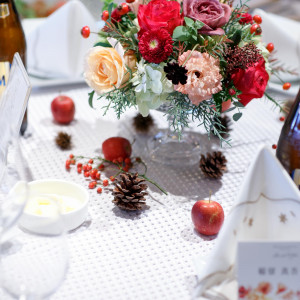テーブル装花|491041さんのBLOOM by maruya gardens（ブルームバイマルヤガーデンズ）の写真(1214879)
