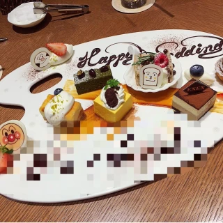 子供が好きなアンパンマンのチョコレートを付けてくださいました