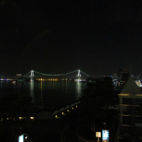 披露宴会場からの夜景