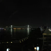 披露宴会場からの夜景