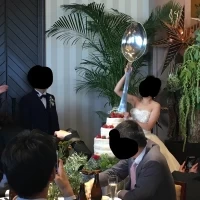 大きなスプーンの演出もできる